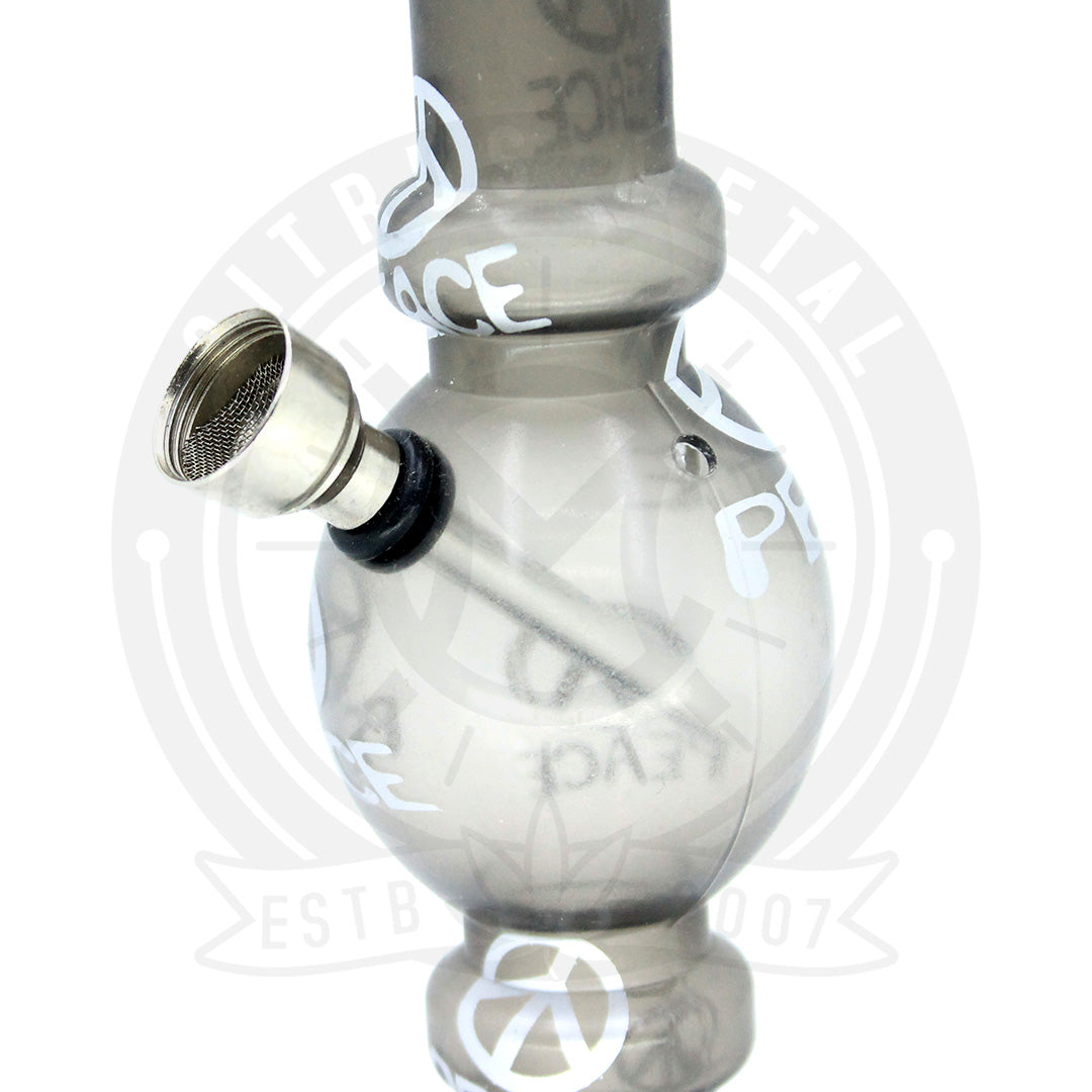 Bong de Acrílico de 15cm con Grinder