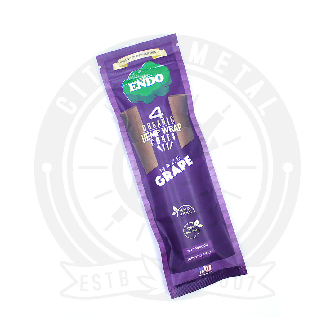 ENDO 4 Organic Hemp Wraps Cones