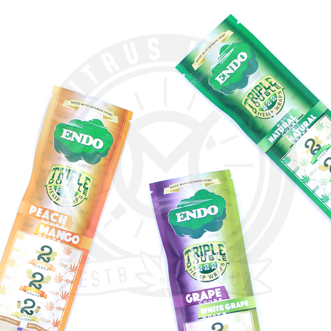 ENDO Triple Double 222 Hemp Wraps