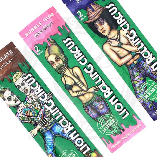 Lion Rolling Circus Hemp Wraps