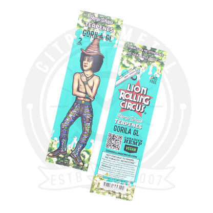 Lion Rolling Circus Terpeno Hemp Wraps