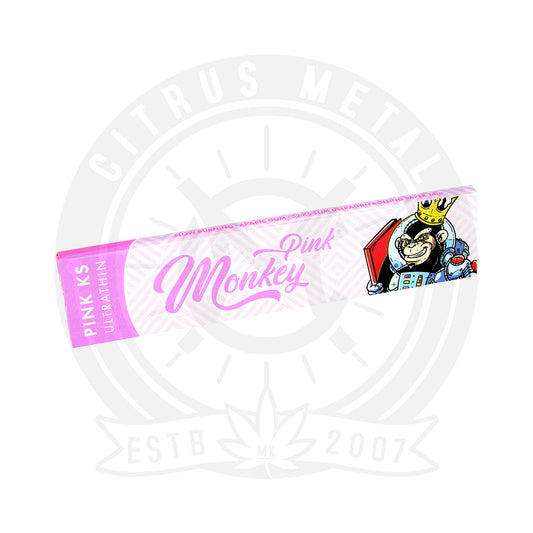 Papel Monkey King Pink Medida King Size Ultra Thin