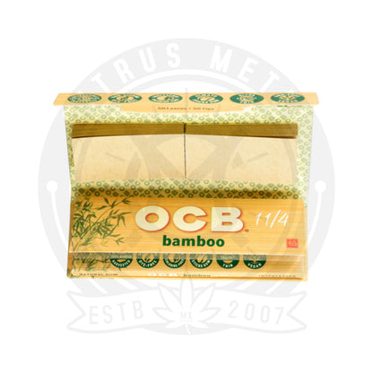 Papel OCB Bamboo con Filtros Medida 1 1/4