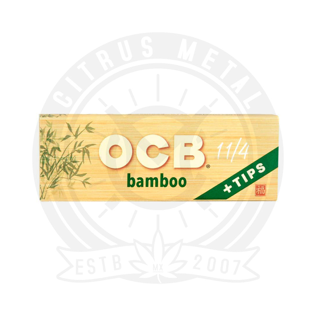 Papel OCB Bamboo con Filtros Medida 1 1/4