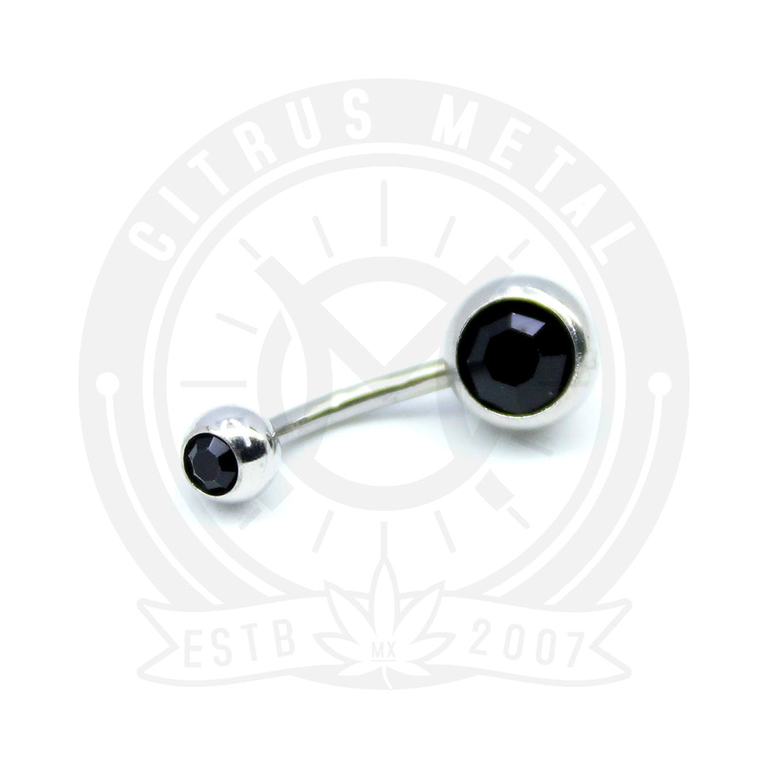 Piercing de Ombligo Anodizado con Piedra