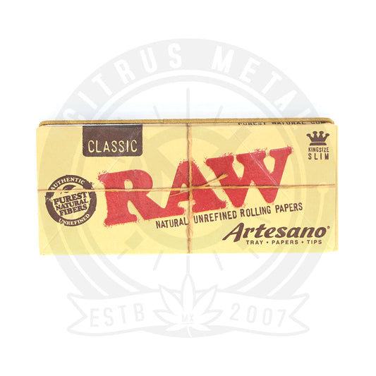 Papel RAW Classic Artesano con Filtro Medida King Size Slim