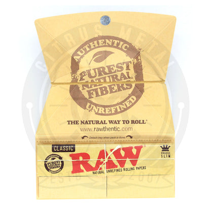 Papel RAW Classic Artesano con Filtro Medida King Size Slim