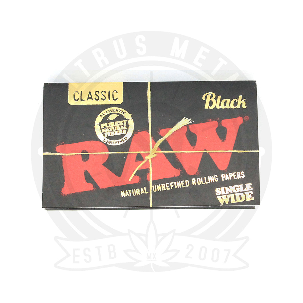 Papel RAW Classic Black Medida Single Wide
