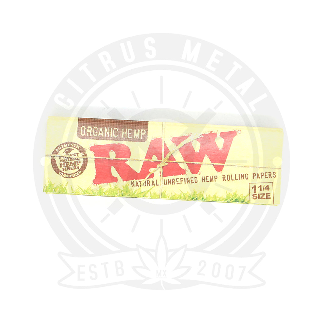 Papel RAW Organic Hemp Medida 1 1/4